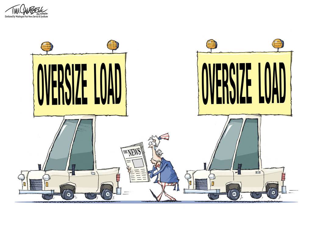 Editorial cartoons for Tuesday, June 9