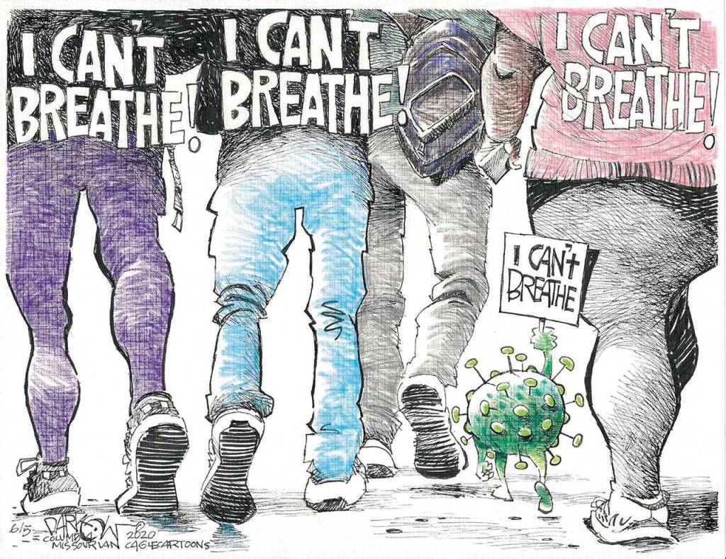 Editorial cartoons for Tuesday, June 9