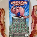 Need some scratch? Pig out on $5 bacon-scented lottery tix