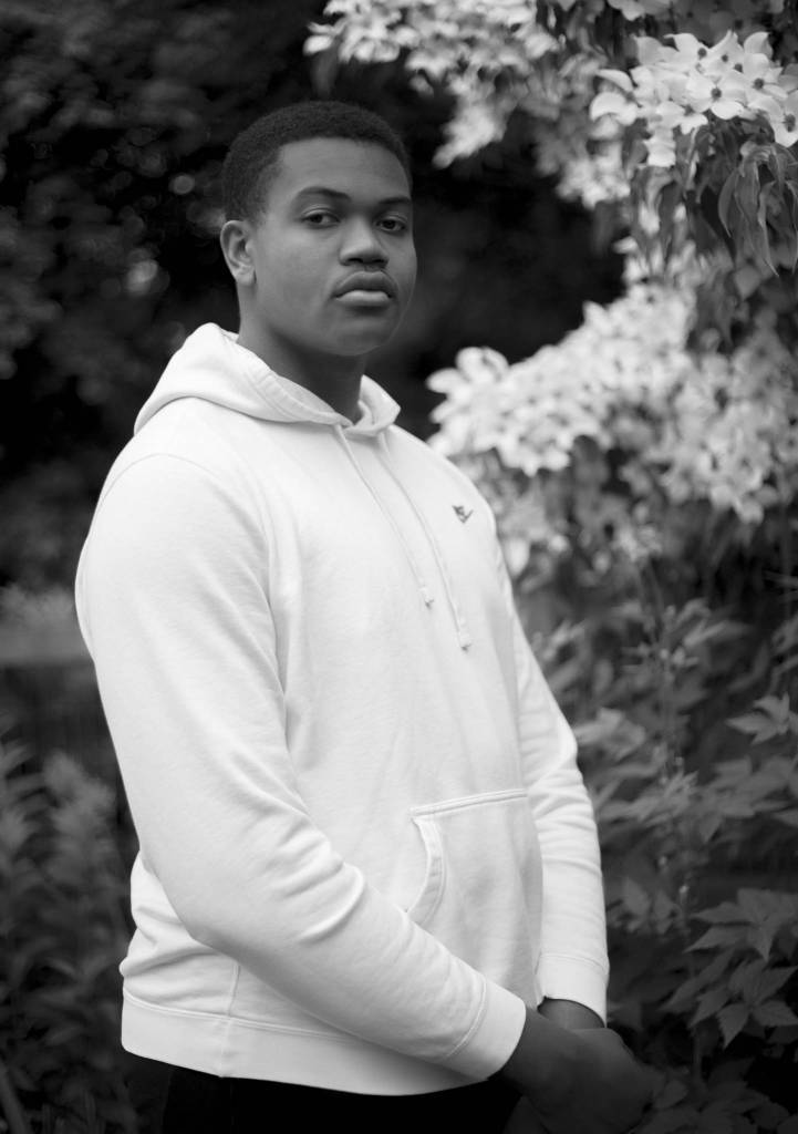 Josiah Frank, 16, a Marysville Pilchuck student going into his junior year, helped organized a peaceful protest in Marysville. (Olivia Vanni / The Herald)