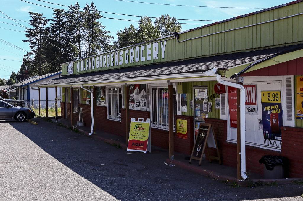 Lisa Roberts, 17, and the suspect purchaded beers at Midland Grocery before her murder in 1977. (Kevin Clark / The Herald)