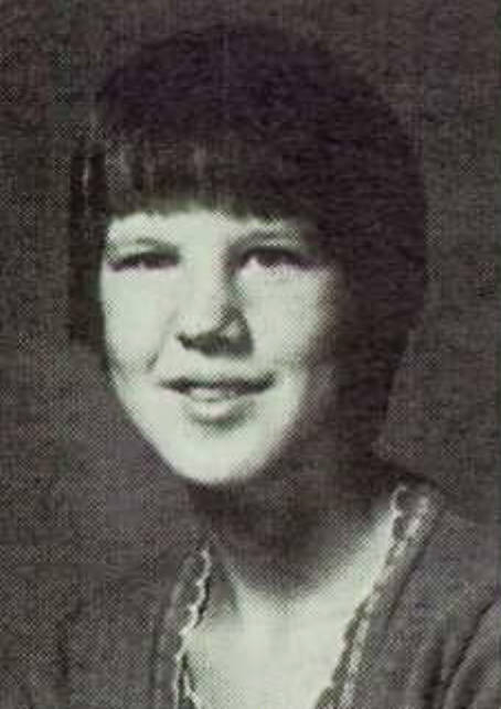 Elizabeth Ann Roberts in the 1976 Roseburg High yearbook.