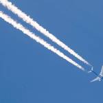 A Boeing 777X airplane flies over Moscow, Idaho during a test flight Tuesday. The new model of airplane had its first flight Thursday from Paine Field in Everett. (Geoff Crimmins/The Moscow-Pullman Daily News via AP)