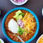 This beef and bean chili is the easiest route to dinner