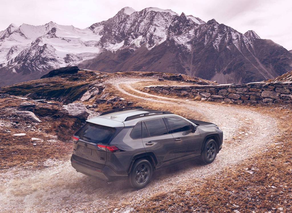 The specially tuned suspension of the 2020 Toyota RAV4 TRD Off-Road provides better control and less jarring off-road as well as on the highway. (Toyota)