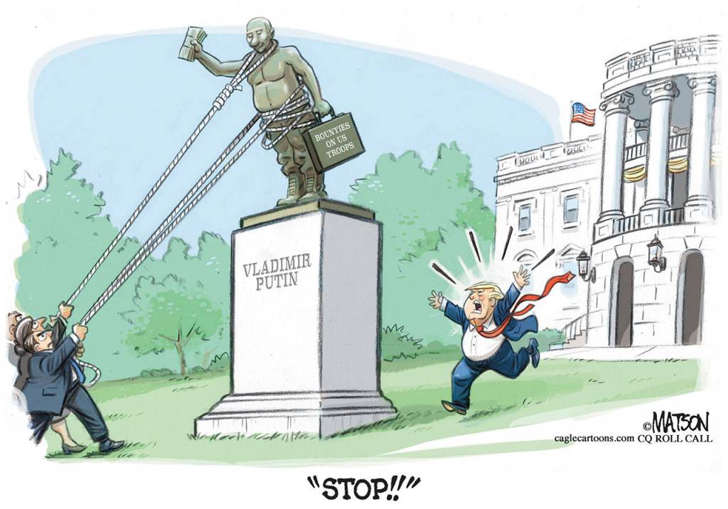 Editorial cartoons for Monday, July 6