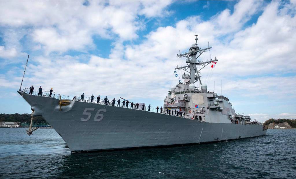 USS John S. McCain departs Fleet Activities Yokosuka to conduct comprehensive at-sea testing on Oct. 28, 2019. (US Navy)