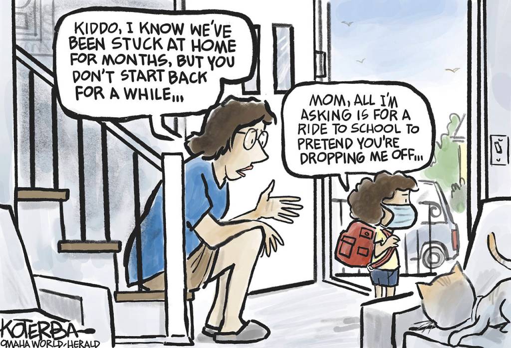 Editorial cartoons for Monday, July 13