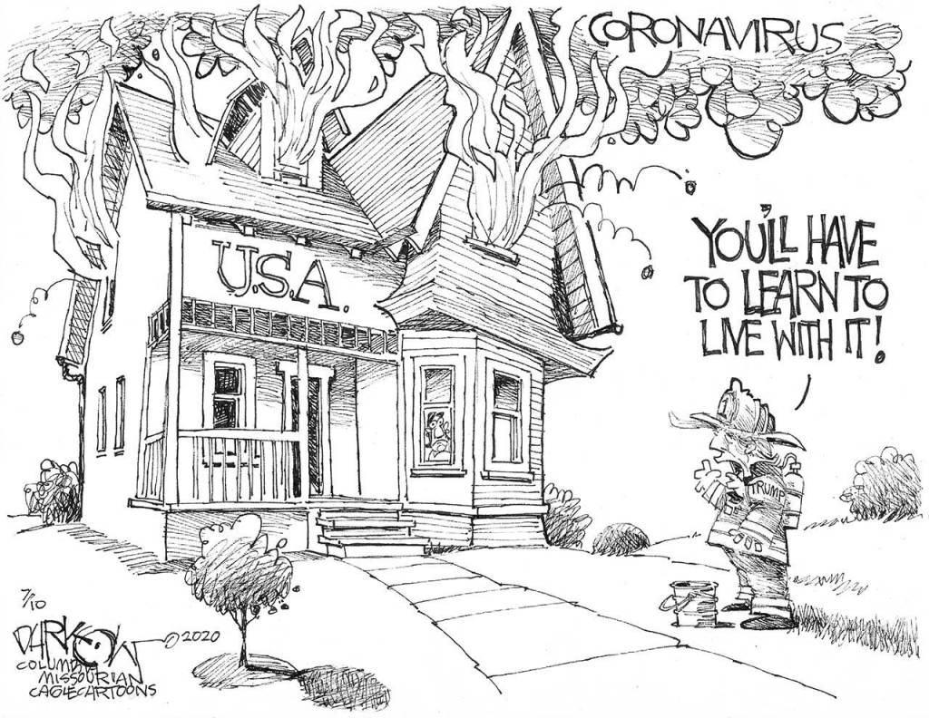 Editorial cartoons for Monday, July 13