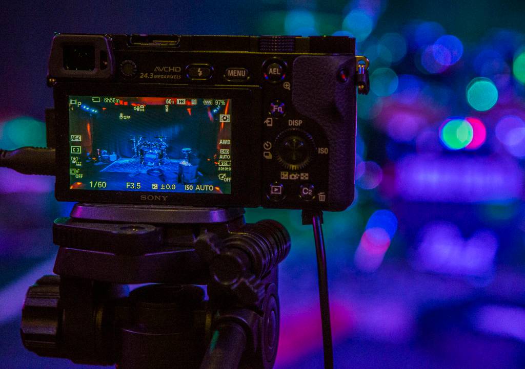 The SnoMad Productions studio uses multiple cameras to capture performances. (Olivia Vanni / The Herald)