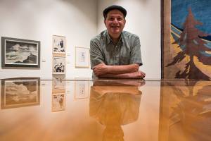 David Martin wrote The Lavender Palette after curating an exhibit of the same name at the Cascadia Art Museum in Edmonds. (Olivia Vanni / The Herald)