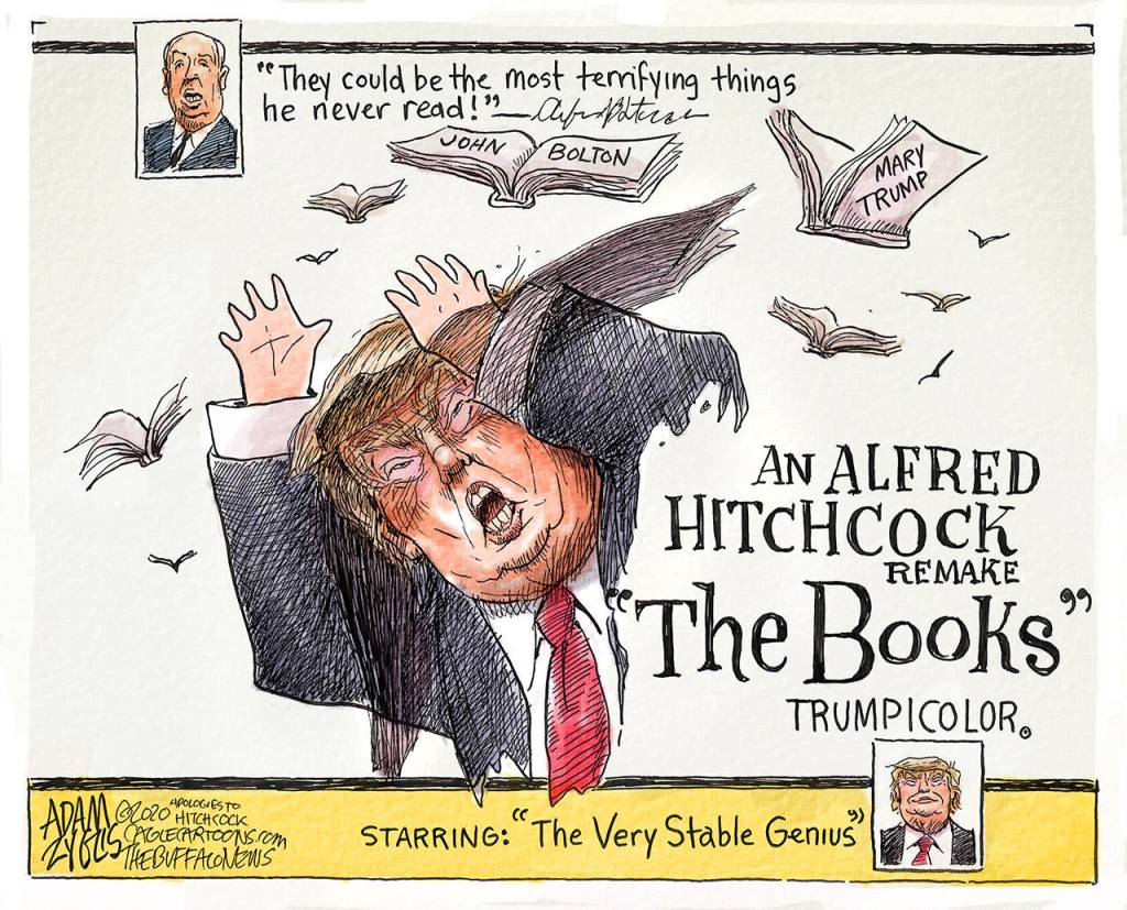 Editorial cartoons for Thursday, July 16