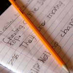 Skyler Jeffersons notes for his summer science assignment. (Kevin Clark / The Herald)