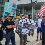 Backing the blue: A call to speak out draws more than 200