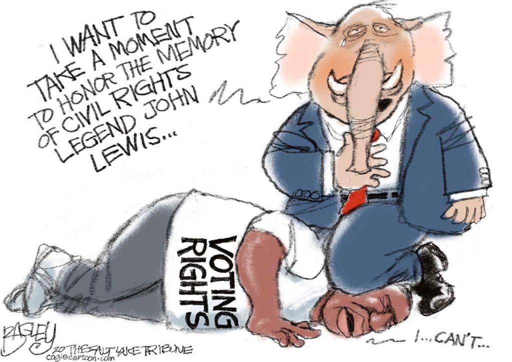 Editorial cartoons for Tuesday, July 22