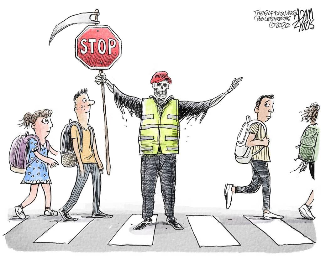 Editorial cartoons for Sunday, July 26