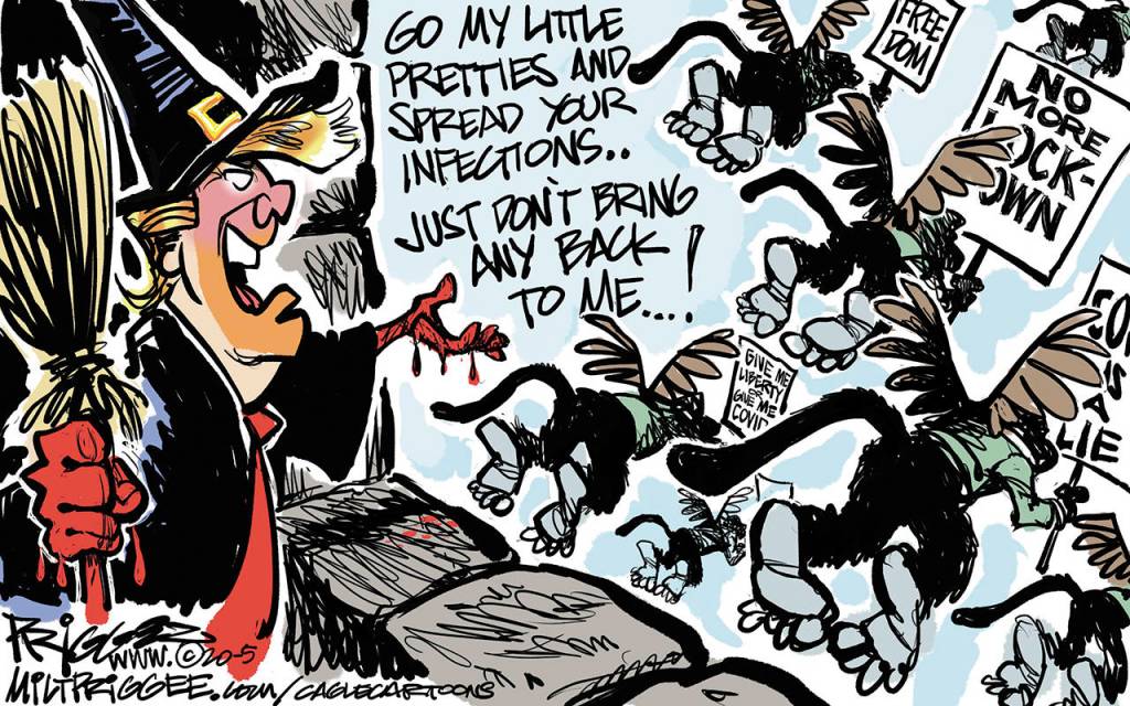Editorial cartoons for Sunday, July 26
