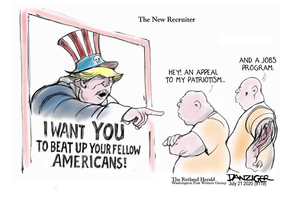 Editorial cartoons for Sunday, July 26