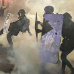 On Portland’s streets: Anger, fear, and a fence that divides