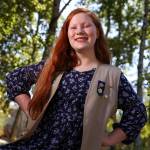 Aly Gustavson, 12, of Lynnwood is the top cookie seller among the Girl Scouts of Western Washington  again. (Kevin Clark / The Herald)