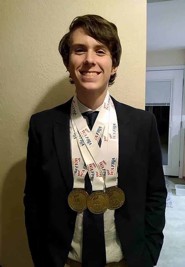 Cascade High Schools Max White finished in 9th place in Computer Problem Solving at Nationals for Future Business Leaders of America. (Everett Public Schools)