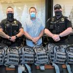 Arlington PD gets big gift; Everett Elks assist fire safety