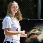 Recent Mountlake Terrace graduate Jamie Bingaman will be attending Cal Lutheran and playing on their softball team. (Olivia Vanni / The Herald)