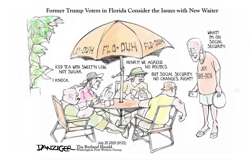 Editorial cartoons for Saturday, Aug. 1