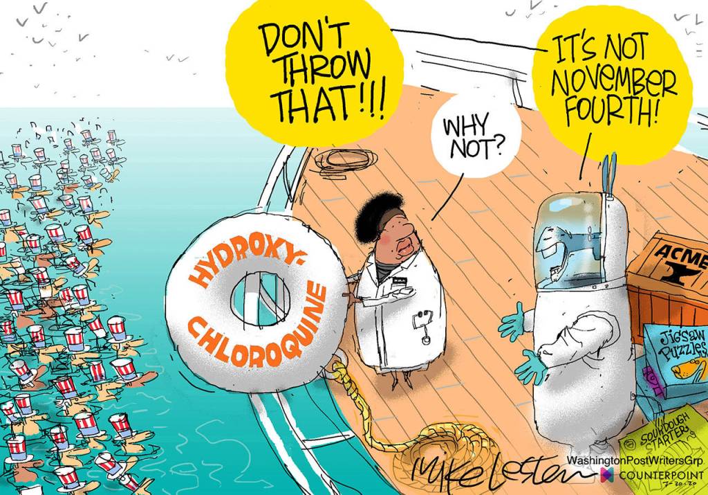 Editorial cartoons for Monday, Aug. 3