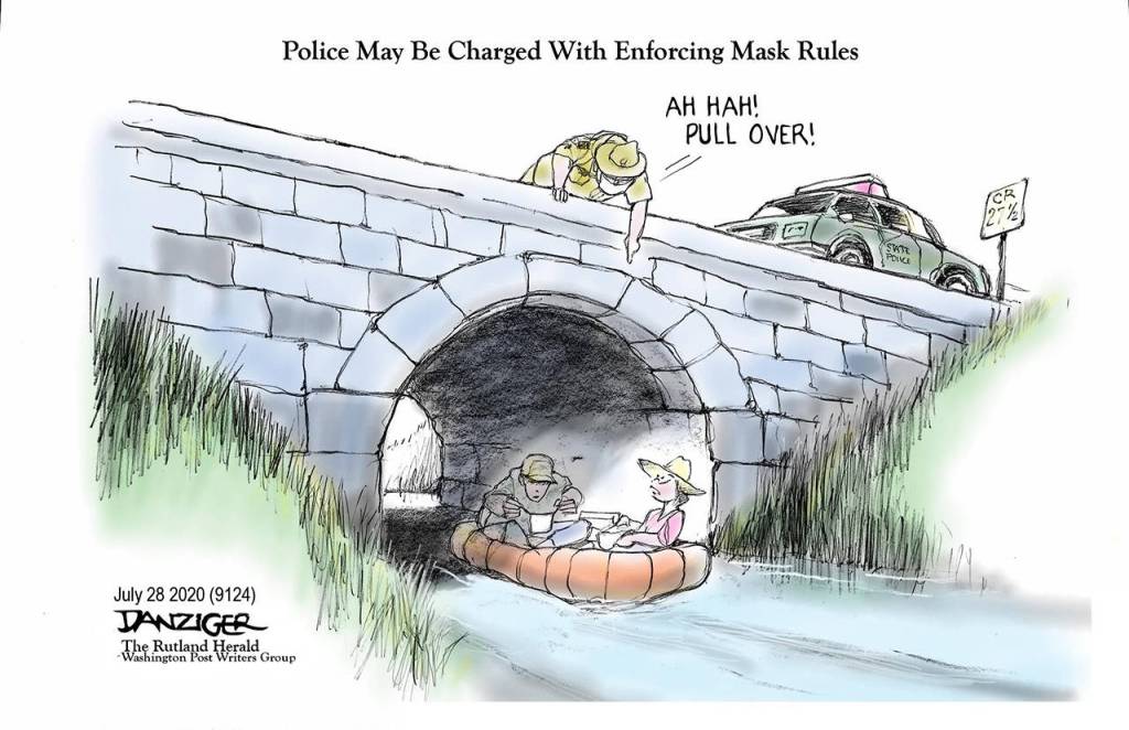 Editorial cartoons for Monday, Aug. 3