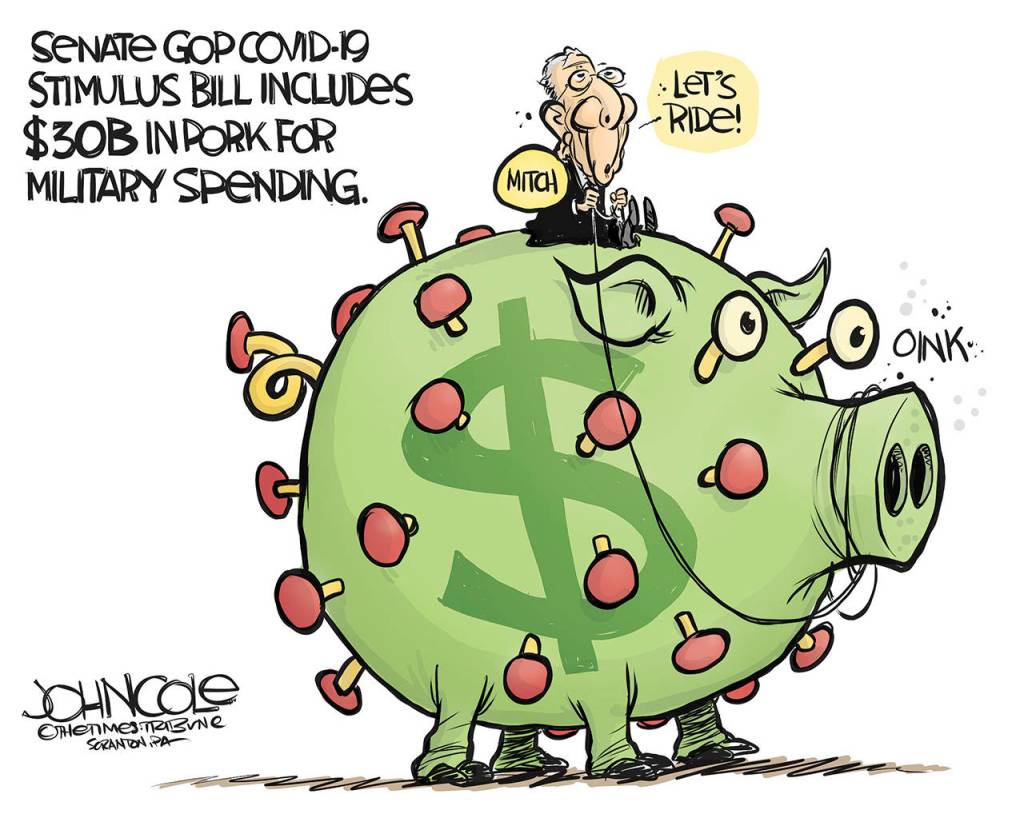 Editorial cartoons for Monday, Aug. 3