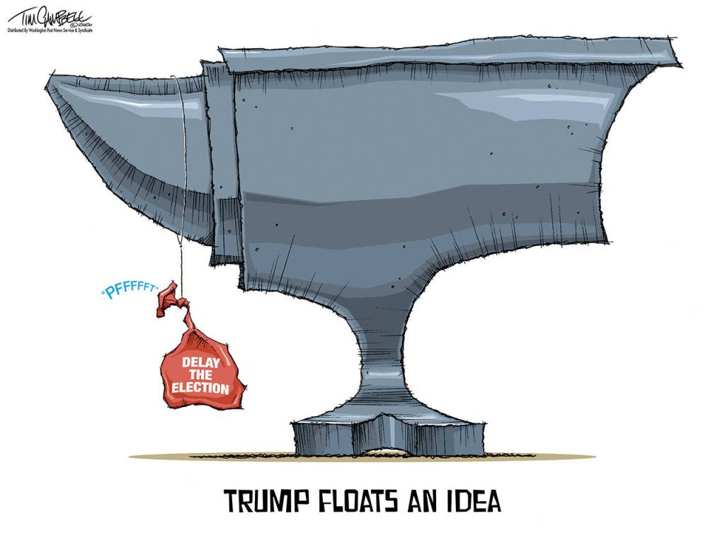 Editorial cartoons for Monday, Aug. 3