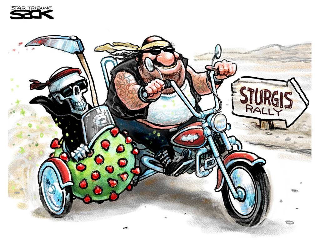 Editorial cartoons for Sunday, Aug. 9