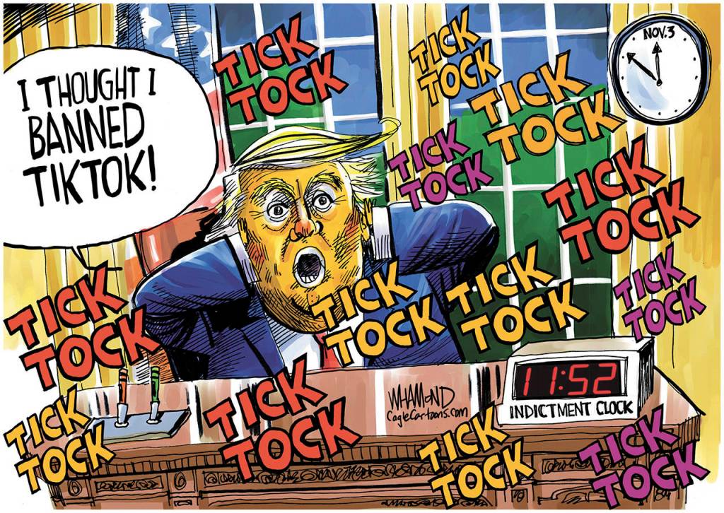 Editorial cartoons for Sunday, Aug. 9
