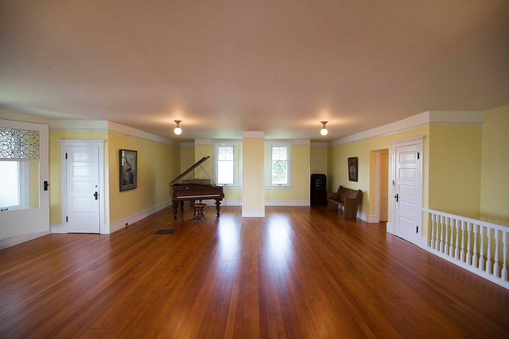 On the top floor of the Rucker Mansion is a large ballroom. (Andy Bronson / The Herald)