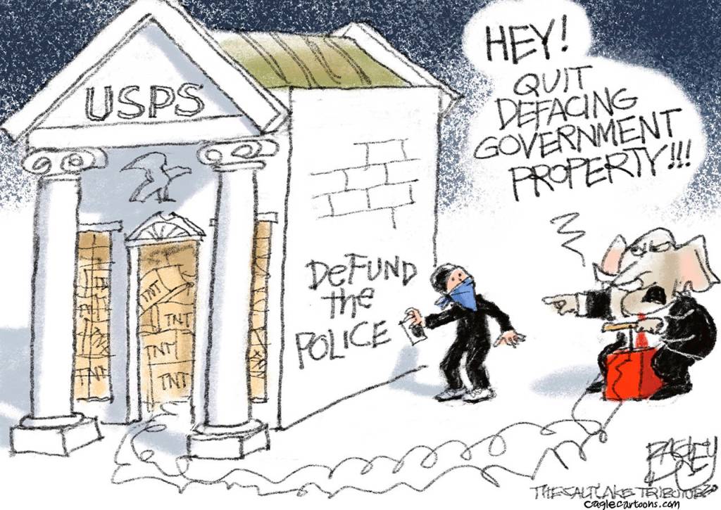 Editorial cartoons for Sunday, Aug. 16