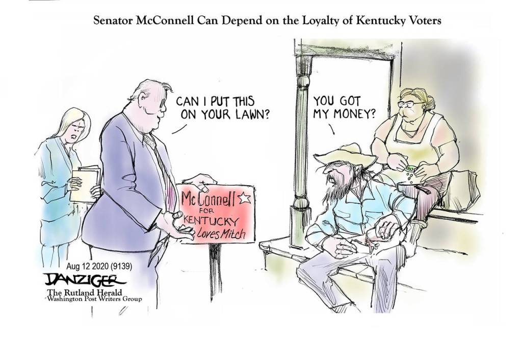 Editorial cartoons for Sunday, Aug. 16