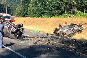 State Patrol: Erratic driving leads to crash on Highway 522