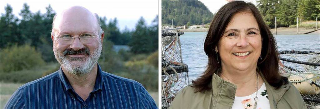 Ron Muzzall (left) and Helen Price Johnson