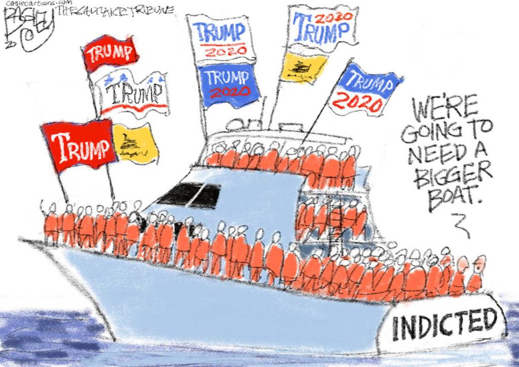 Editorial cartoons for Monday, Aug. 24