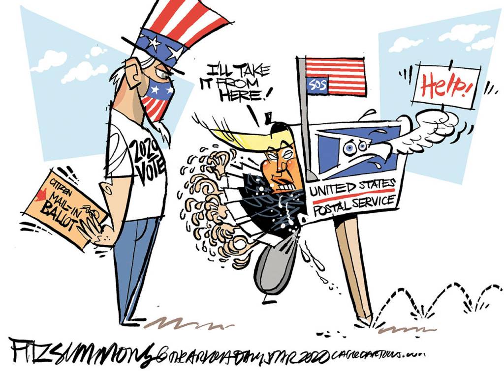 Editorial cartoons for Monday, Aug. 24