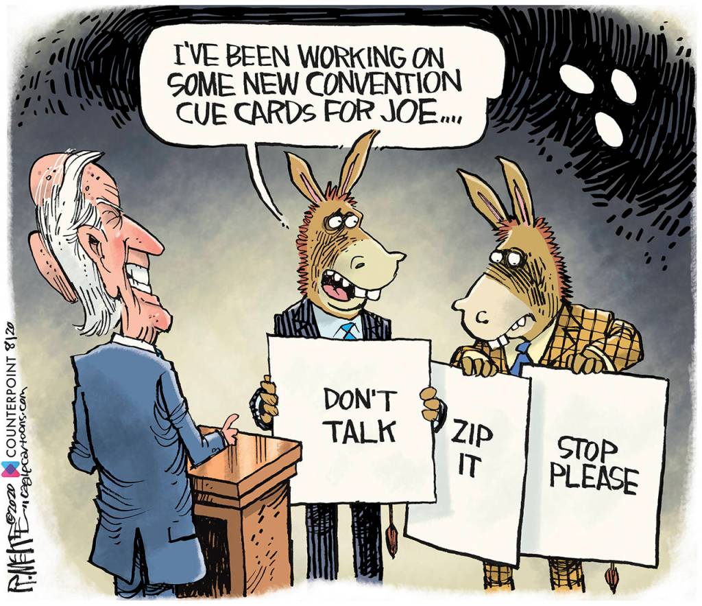 Editorial cartoons for Saturday, Aug. 22