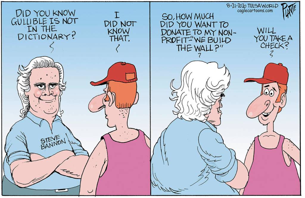 Editorial cartoons for Wednesday, Aug. 26
