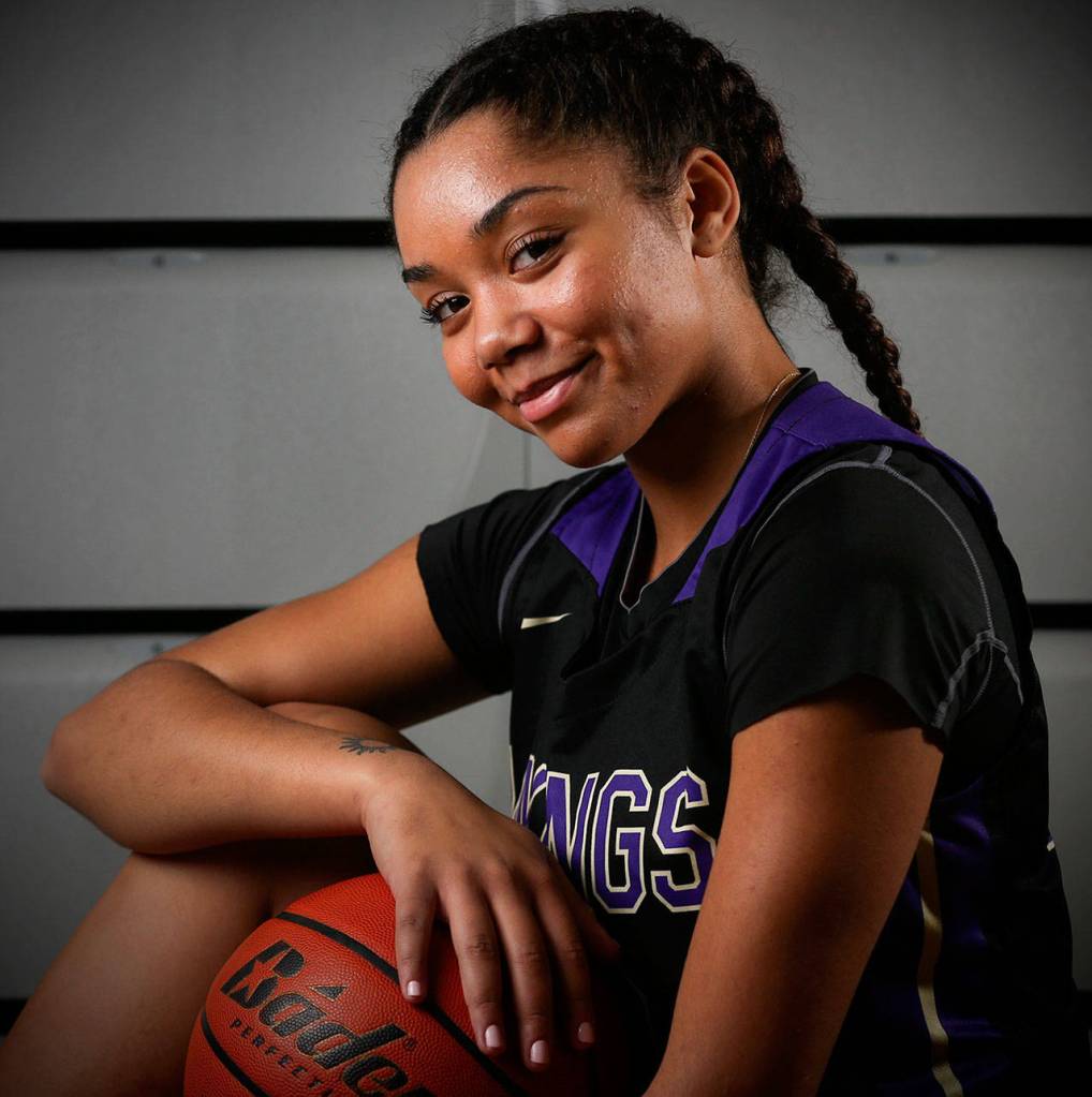 Raigan Reed, a recent Lake Stevens graduate and current Boise State freshman, is The Heralds 2019-20 Woman of the Year in Sports. (Kevin Clark / The Herald)