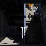 The Grand Avenue Park Bridge opens for public use on Wednesday in Everett. (Andy Bronson / The Herald)