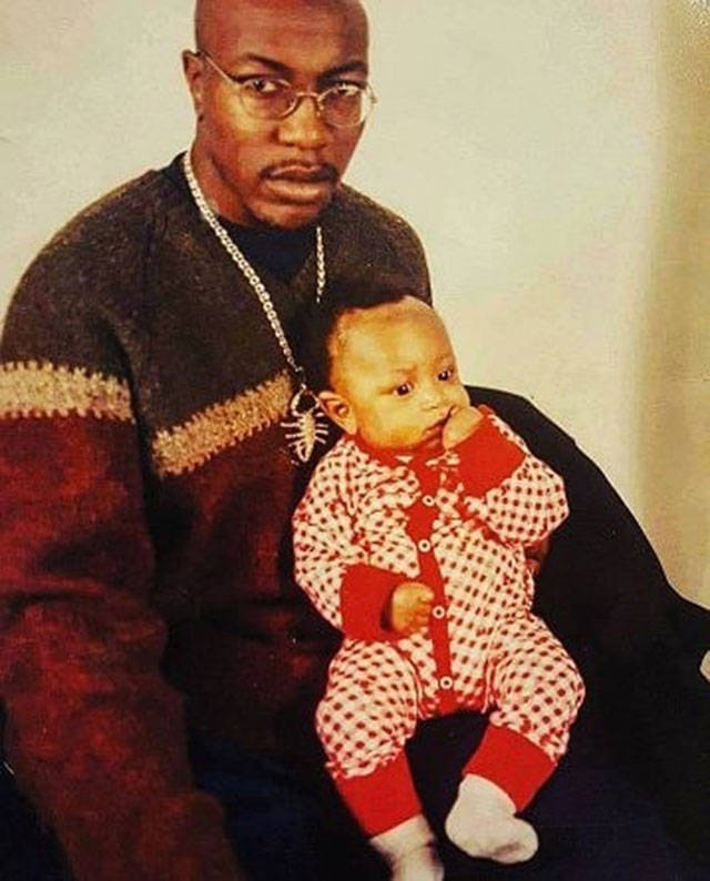 Devin Shelby as a baby.