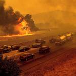 High smoke from California fires not expected to be a hazard