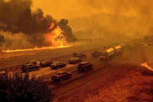 High smoke from California fires not expected to be a hazard