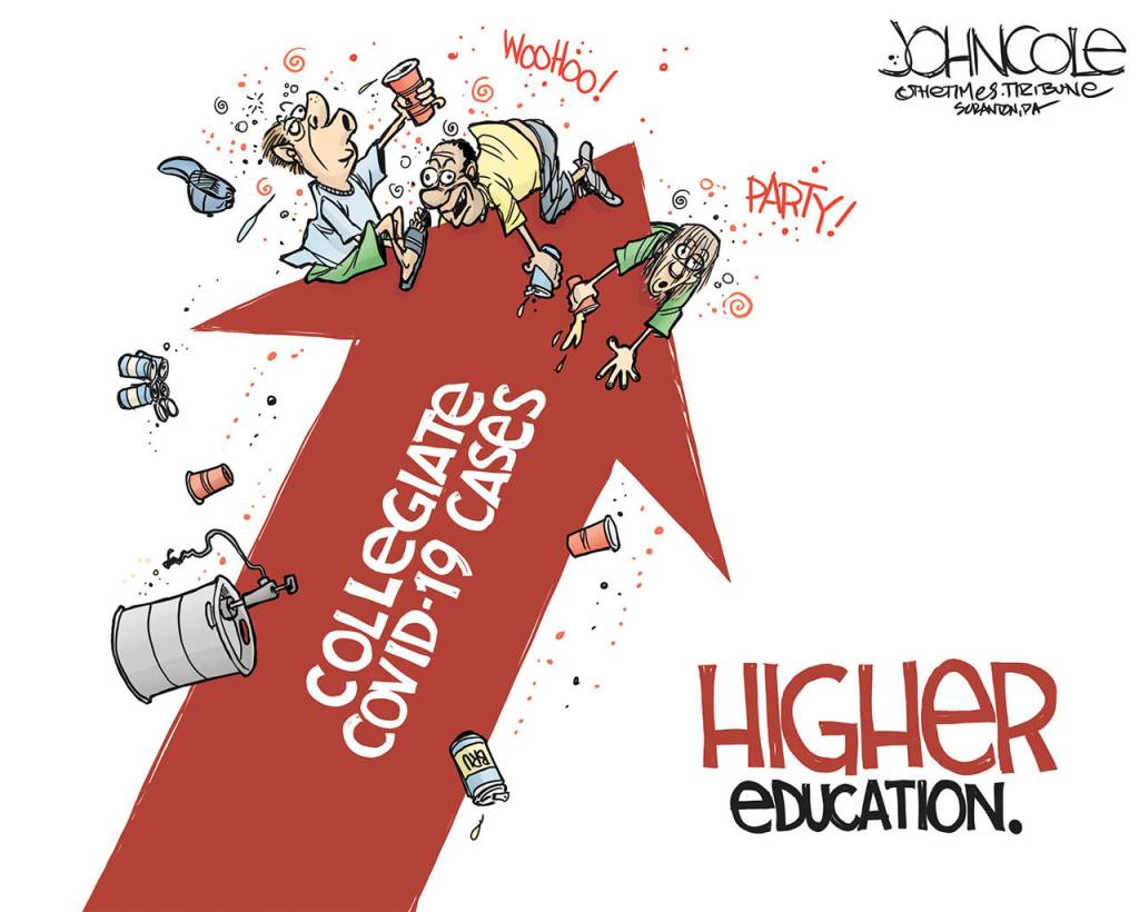 Editorial cartoons for Saturday, Sept. 5