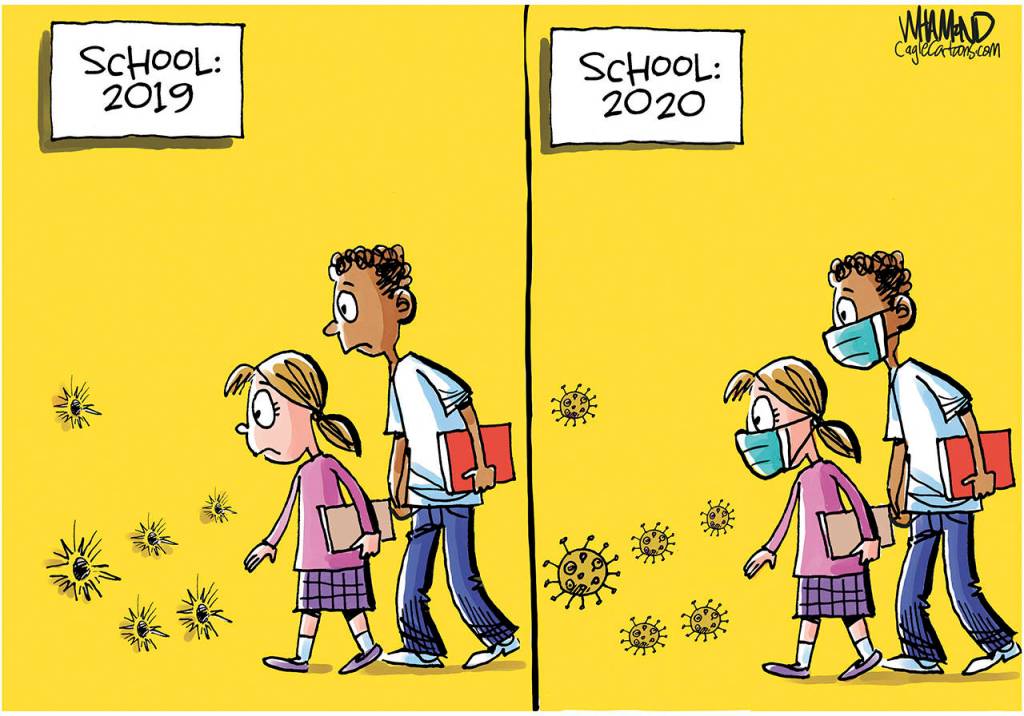 Editorial cartoons for Saturday, Sept. 5